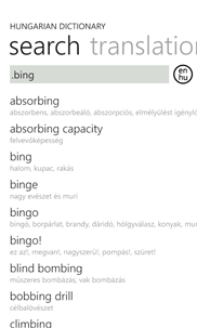 Hungarian Dictionary screenshot 8