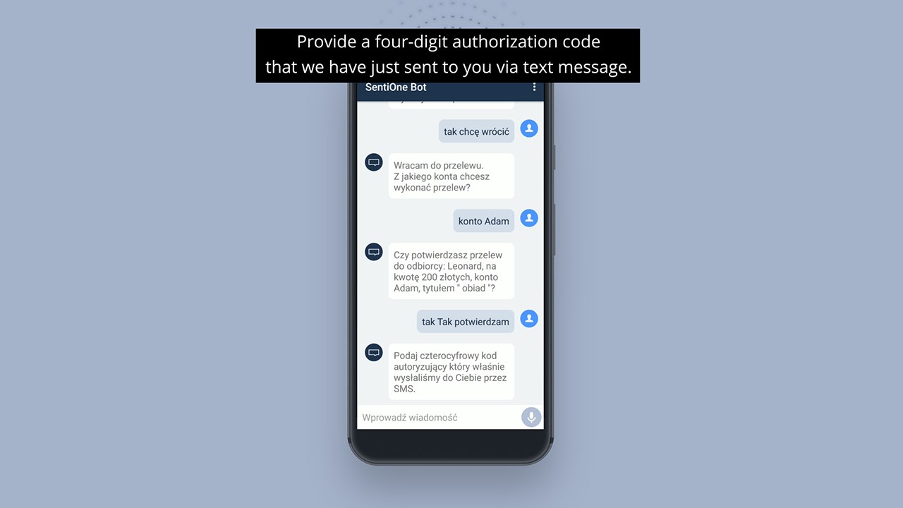 Snapshot 3 of SentiOne Conversational AI