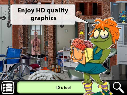 Zombies Escape: Hidden Object game . Search and Find the Difference screenshot 2