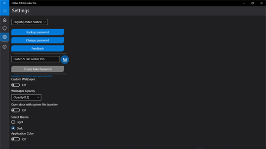 Folder & File Locker Pro screenshot 3