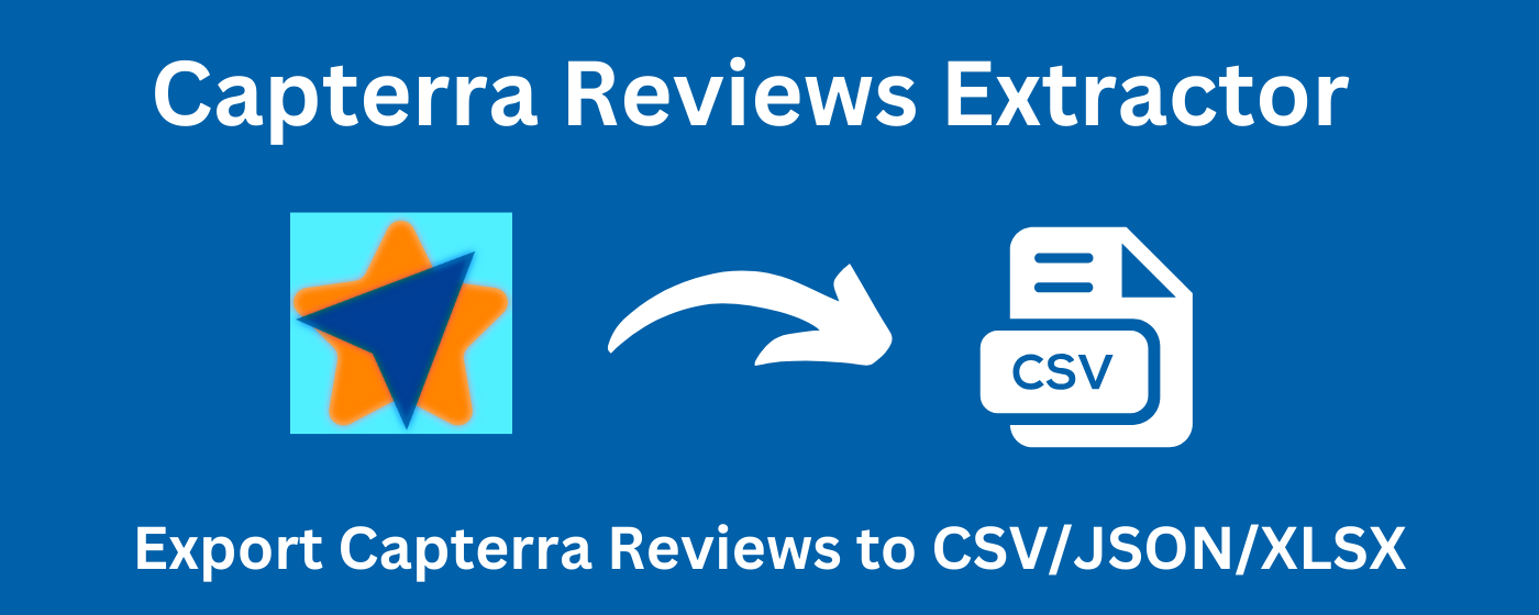 Capterra Review Scraper marquee promo image
