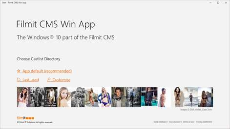 Filmit CMS Win App Screenshots 1