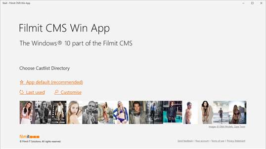 Filmit CMS Win App screenshot 1