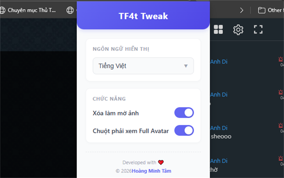 TF4t Tweak