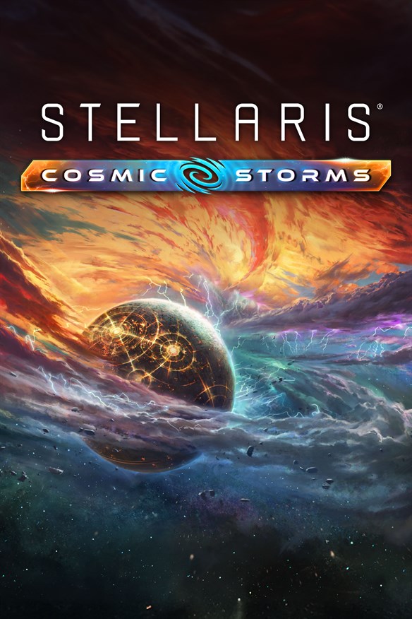 Stellaris: Cosmic Storms Xbox Series X|S and Xbox One cover art