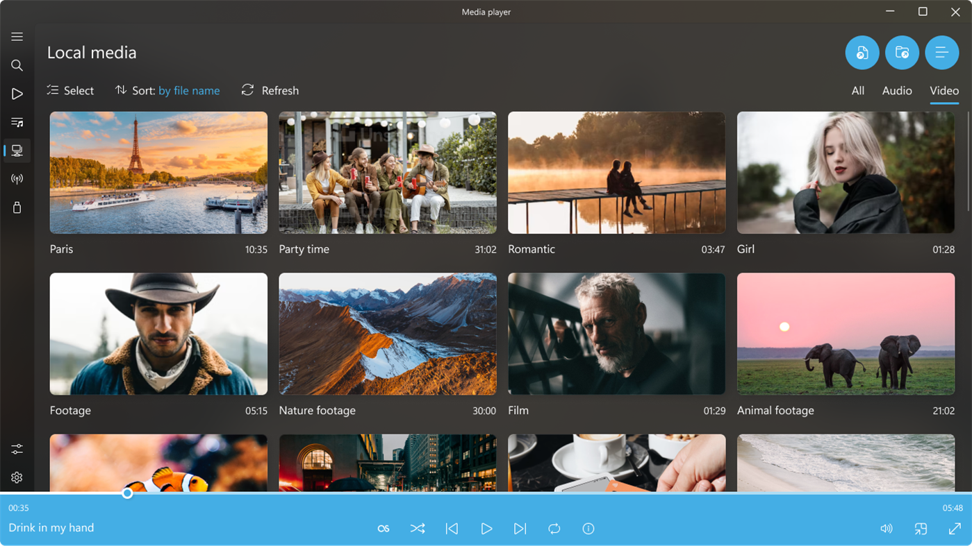 #2. Media Player (Windows) بواسطة: Yellow Elephant Productions