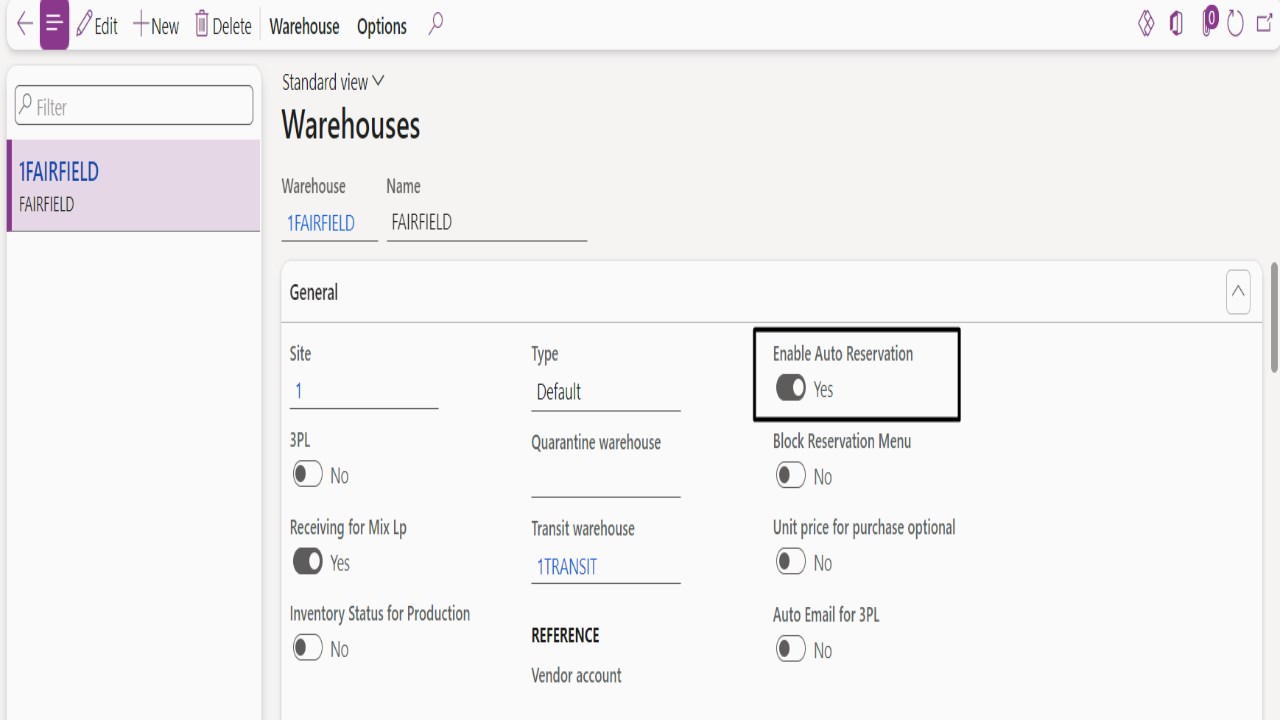 Snapshot 3 of Automate Inventory Reservation Processes based on Complex Business Rules in D365 Finance and Operations