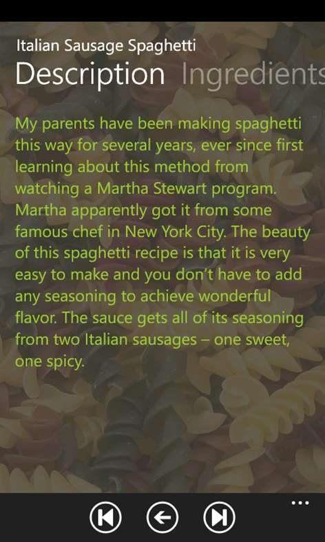 Pasta Recipes Screenshots 2