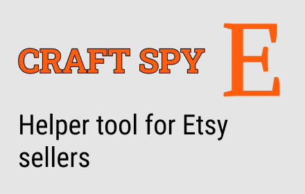 CraftSpy for Etsy sellers small promo image