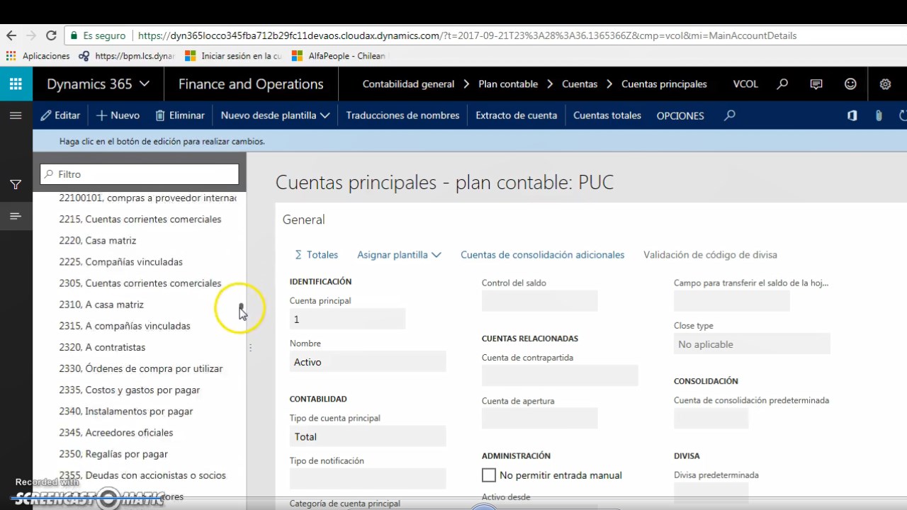 Snapshot 1 of Colombia Localization Pack