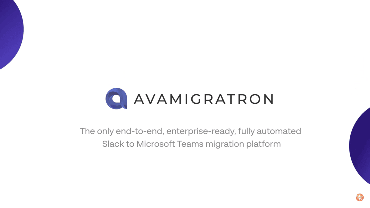 Snapshot 2 of Slack to Teams Migration using AVAMIGRATRON