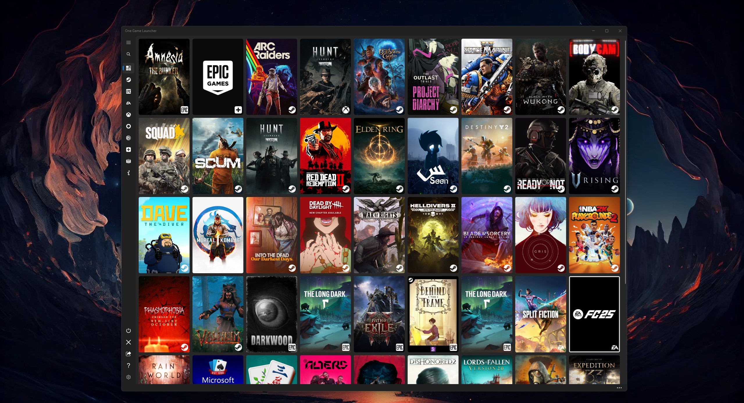 One Game Launcher screenshot