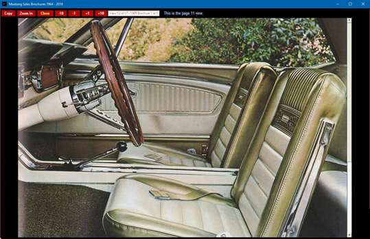 Mustang Sales Brochures 1964-2019 screenshot 2