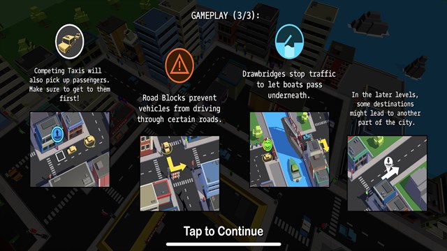 Taxi Rush Hour Challenge screenshot 1