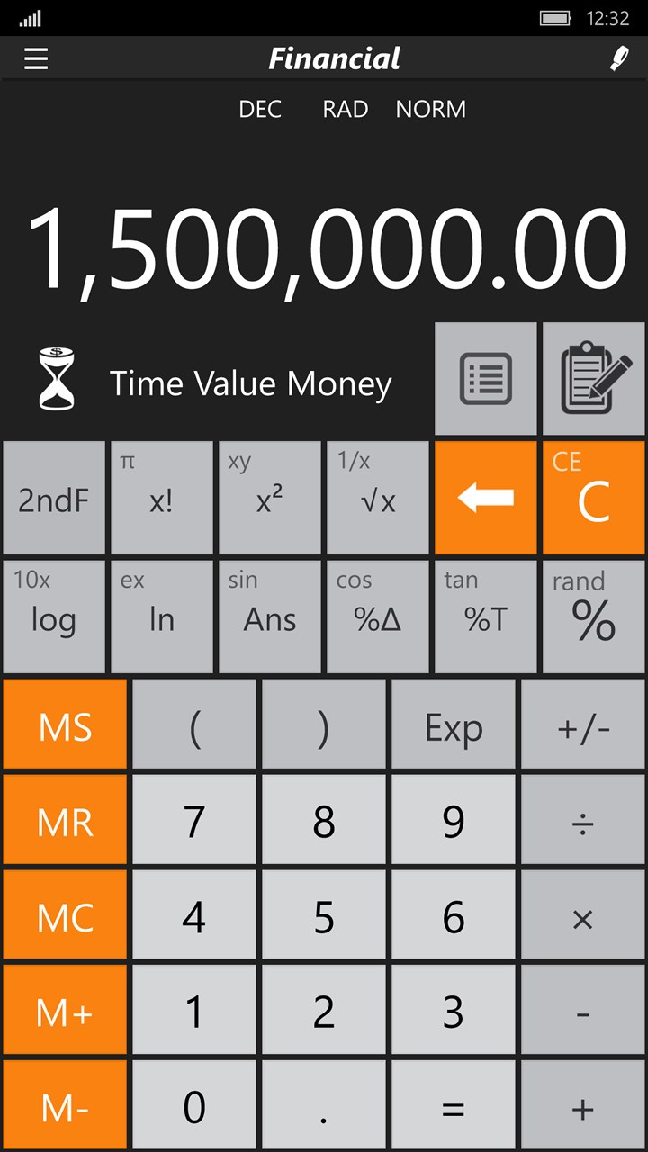 Calc Pro HD Calculator for Windows 10