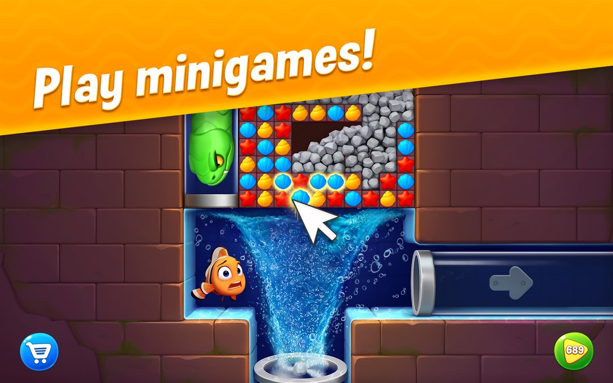 #2. Fishdom (Windows) بواسطة: Playrix