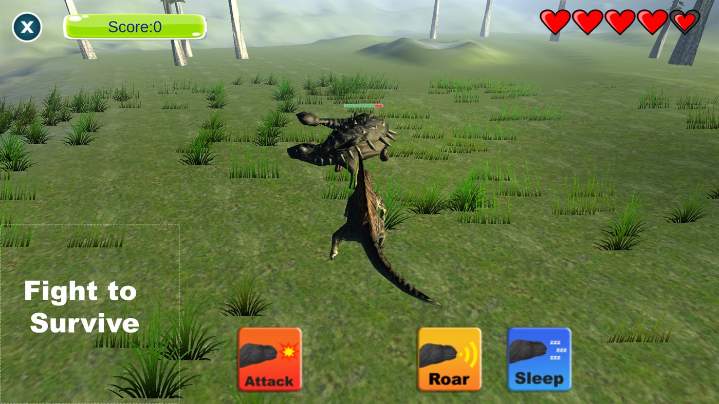 #3. Dinosaur Sim (Windows) Με: 3583 Bytes
