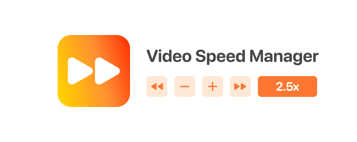 Video Speed Manager marquee promo image