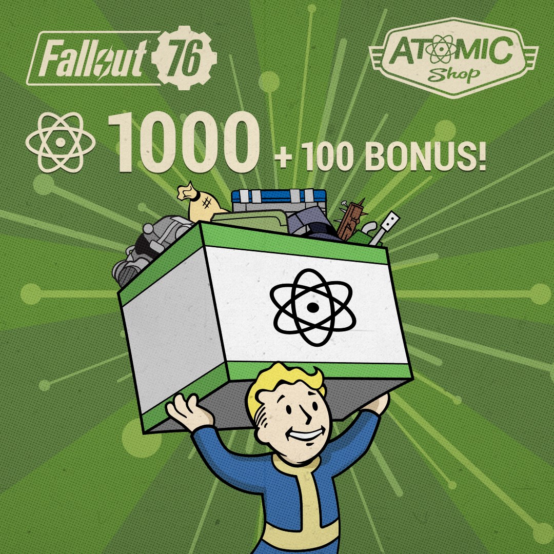 Fallout 76: 1.000 átomos (+100 de bônus)