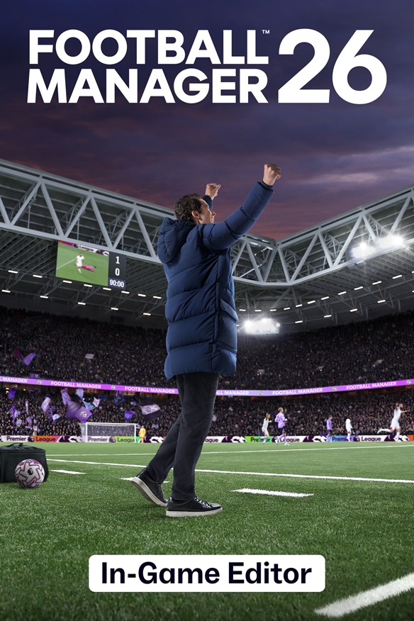 Football Manager 26 In-Game Editor Xbox Series X|S and Xbox One cover art