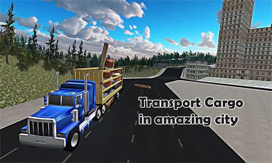 City Transport Cargo Truck Driver 3D screenshot 1
