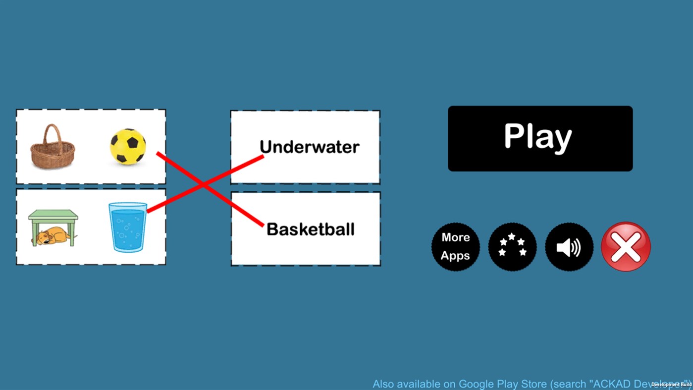 #1. 2 Pic 1 Word Matching (Windows) โดย: ACKAD Developer