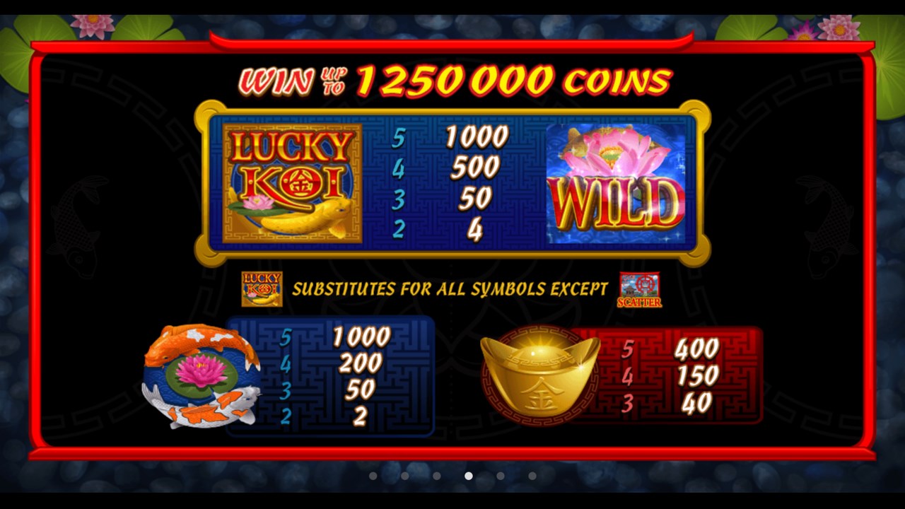 Imágen 4 Lucky Koi Free Casino Slot Machine windows