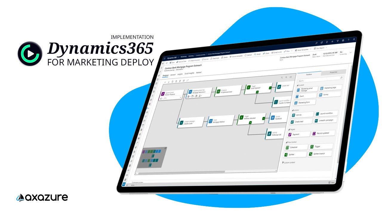 Snapshot 1 of D365 for Marketing Deploy: 10+WK Implementation