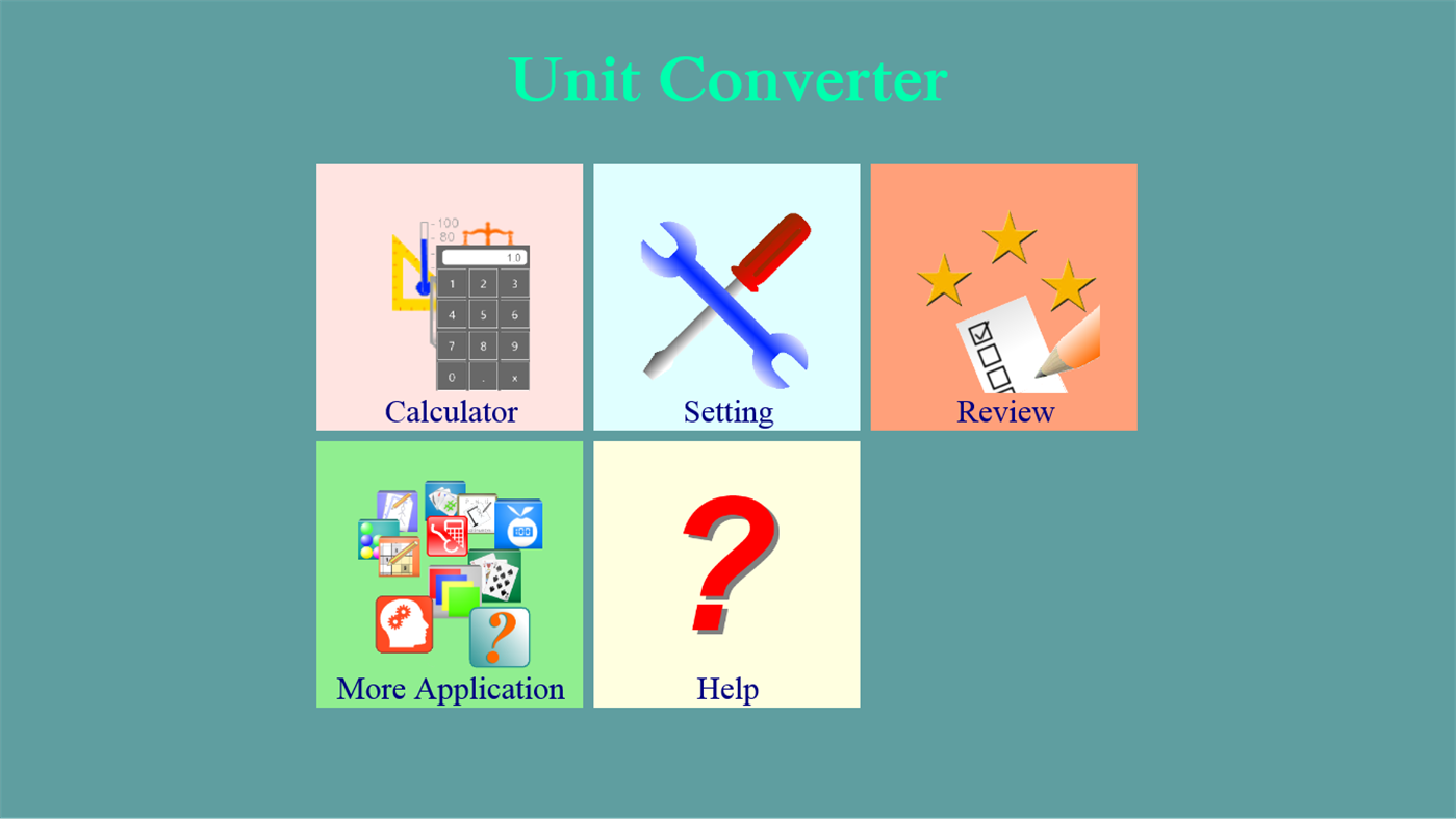#1. converter units (Windows) 来自: Metin Morris