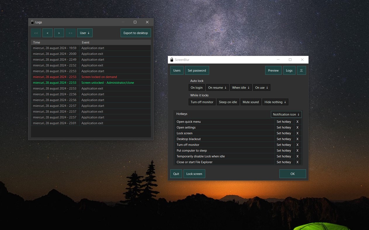 #2. ScreenBlur (Windows) Ved: indeepsoft
