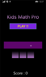 Kids Math Pro screenshot 1
