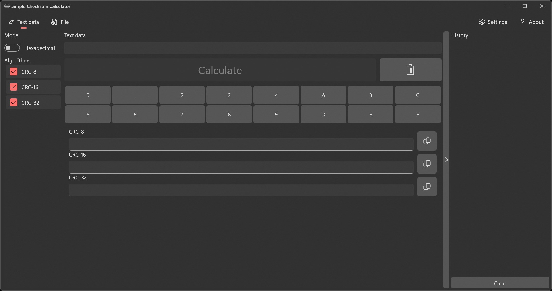 Simple Checksum Calculator screenshot