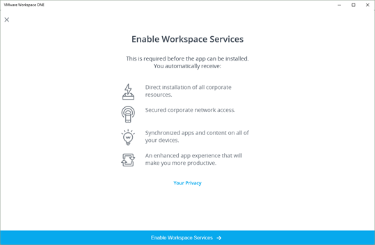 VMware Workspace ONE screenshot 1