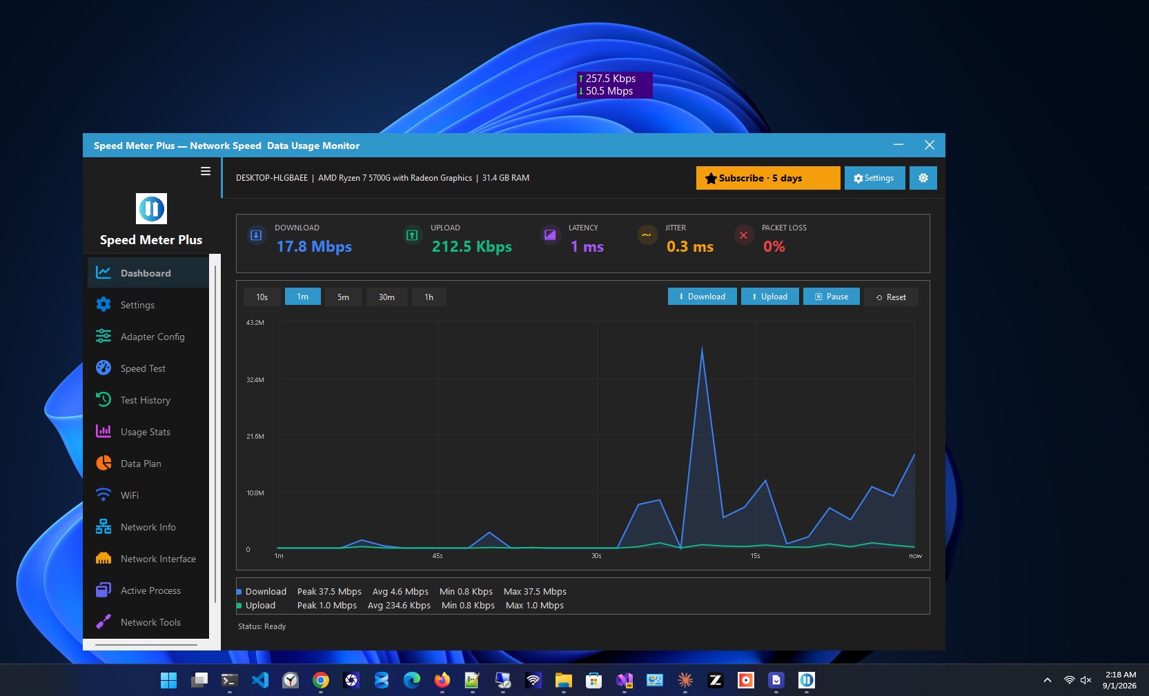 Speed Meter Plus screenshot