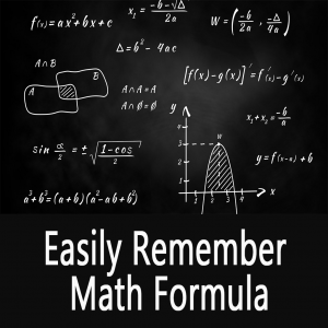 Easily Remember Math Formula List - Ways to Master
