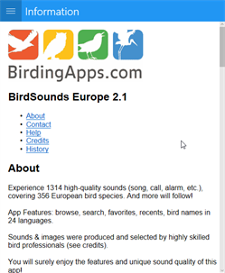 BirdSounds Europe screenshot 4
