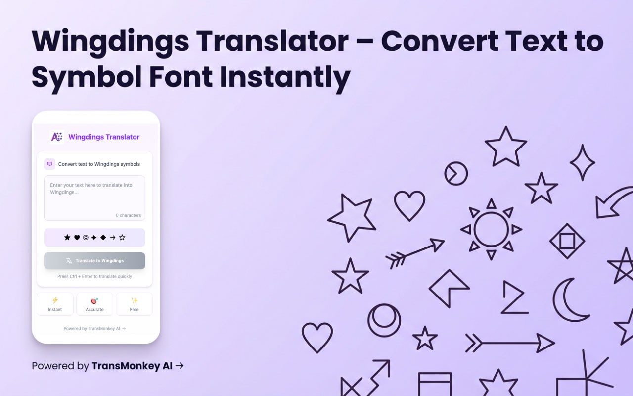 Wingdings Translator