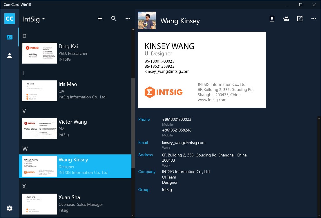 Get Camcard Win10 Microsoft Store