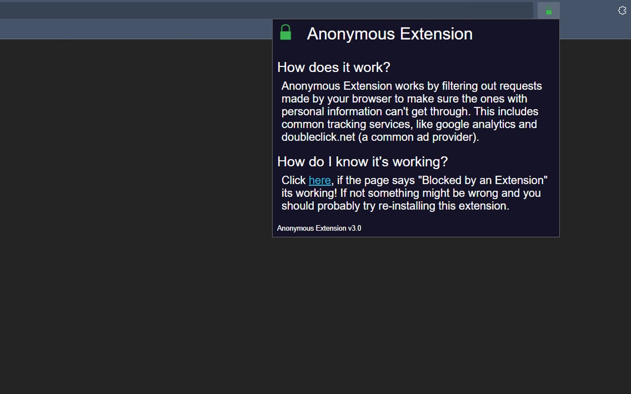 Anonymous Extension