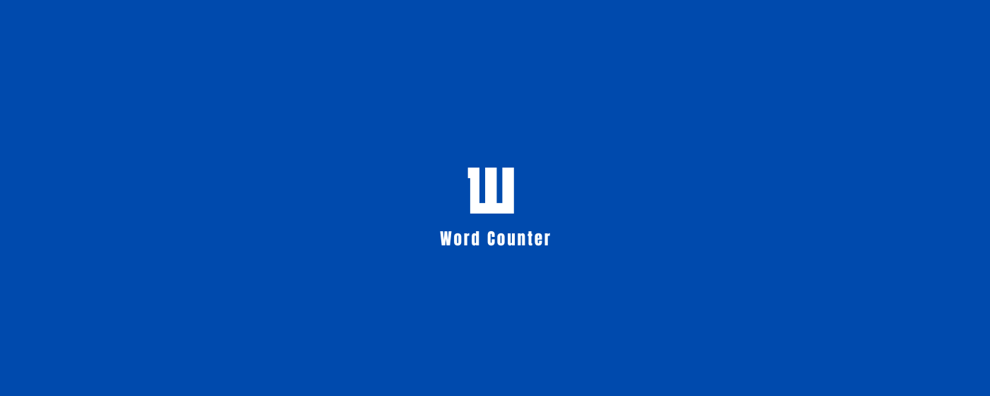Word Counter marquee promo image