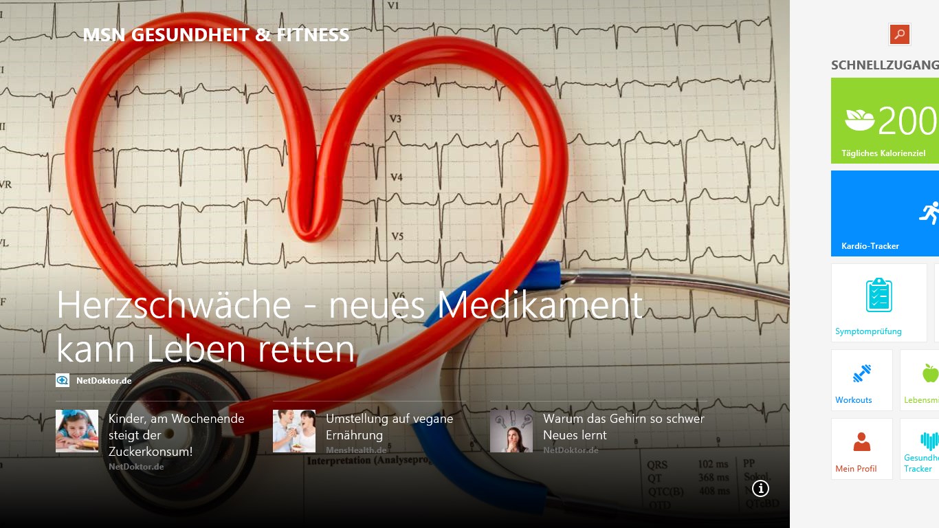 Tracker und beliebte Inhalte für den raschen Zugriff!