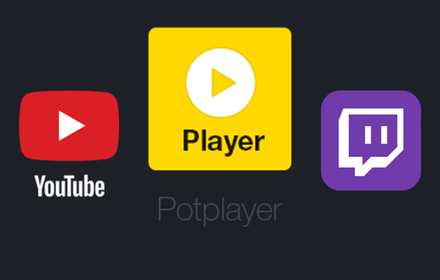 PotPlayer YouTube Shortcut, Open Links small promo image