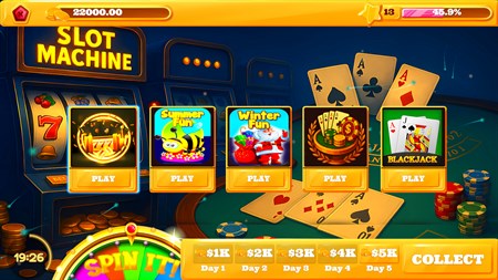 Interfaccia della snai app per il blackjack