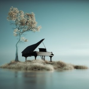 Peaceful Piano in Water