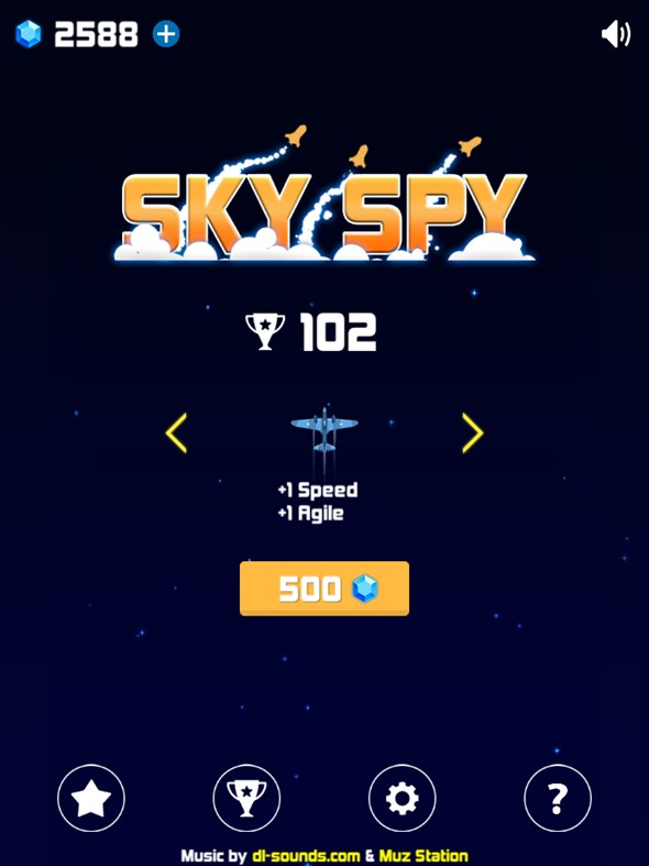#2. Sky Spy: Avoid Crazy Missiles (Windows) By: Bored Rabbit