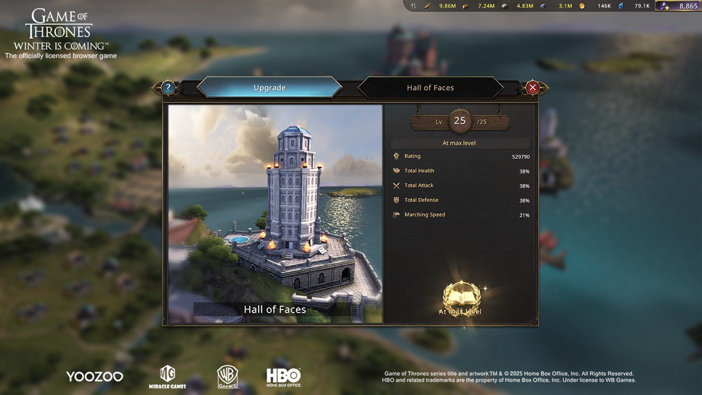 #1. Game of Thrones Winter is Coming (Windows) By: MIRACLE GAMES INC.