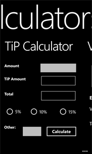 VaT & TiPS Calculator screenshot 1
