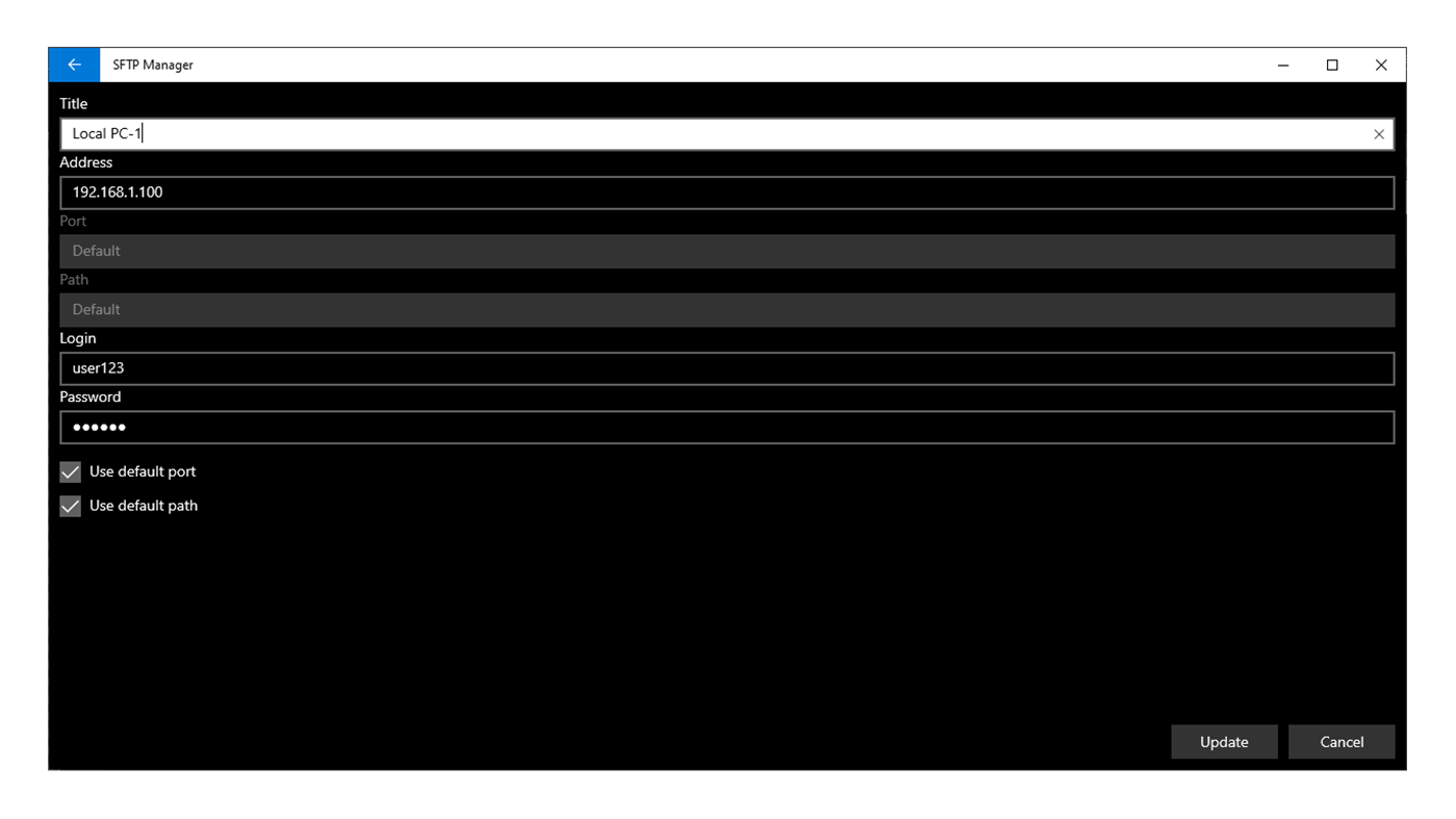 #2. SFTP Manager (Windows) Door: Sergey-2025