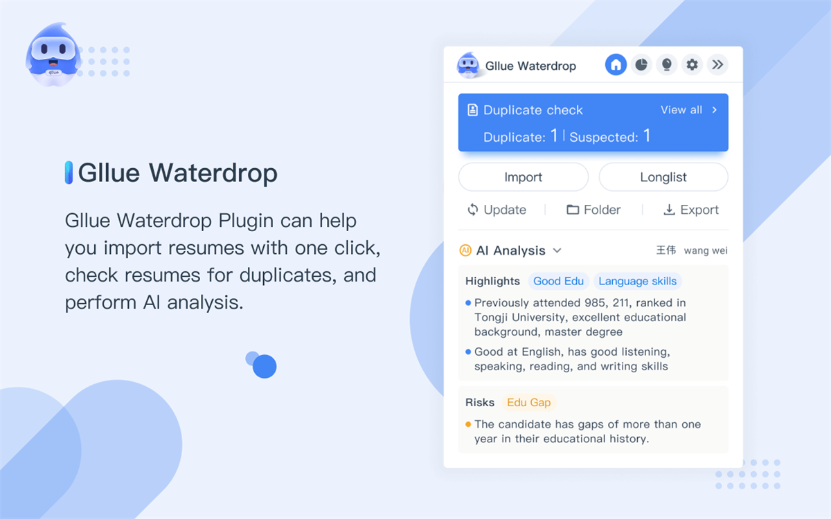 Gllue Waterdrop