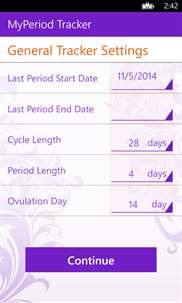 My Period Tracker / Calendar screenshot 7